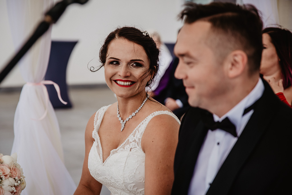 ceremonia łzy wzruszenia fotograf na ślub Trójmiasto