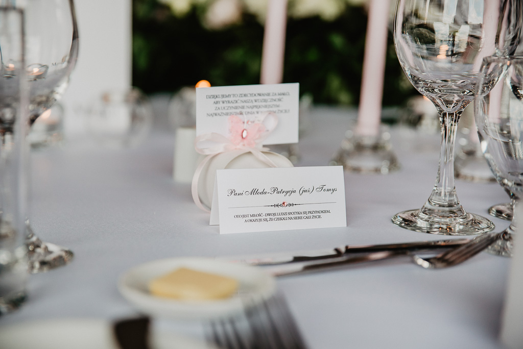 winietki na stół pary młodej wesele Trójmiasto