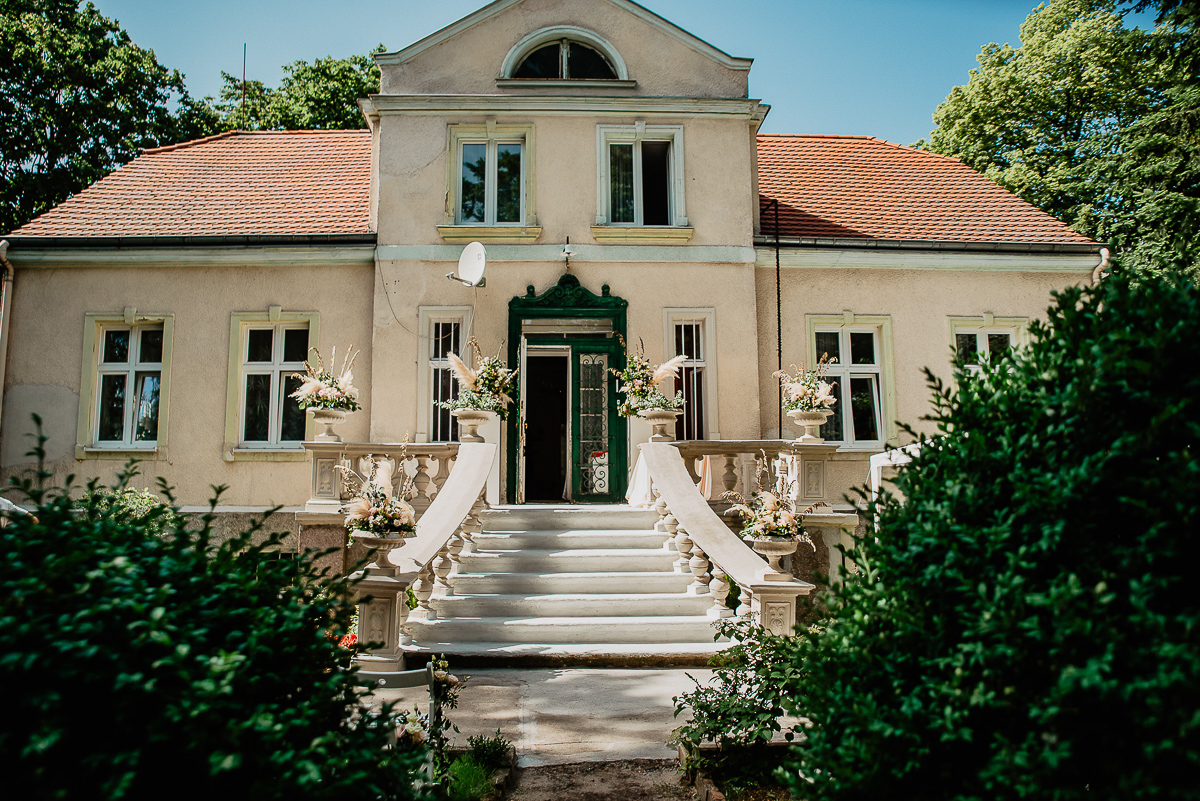 stara kamienica w ogrodzie babci Gdańsk Oliwa ślub