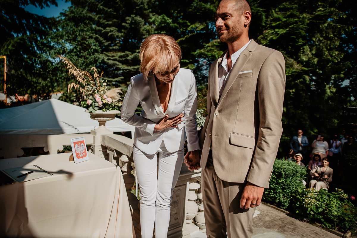 para młoda podczas zaślubin Trójmiasto