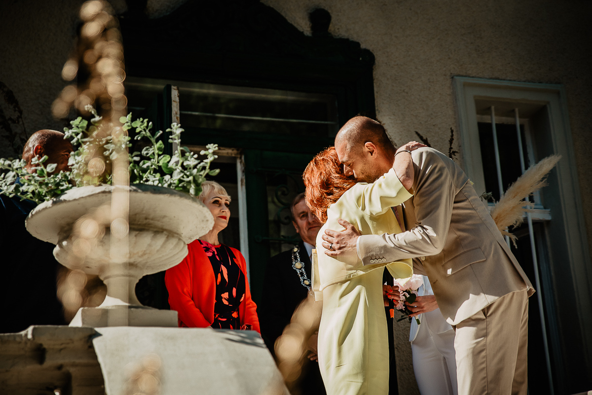 życzenia goście ślub cywilny w ogrodzie