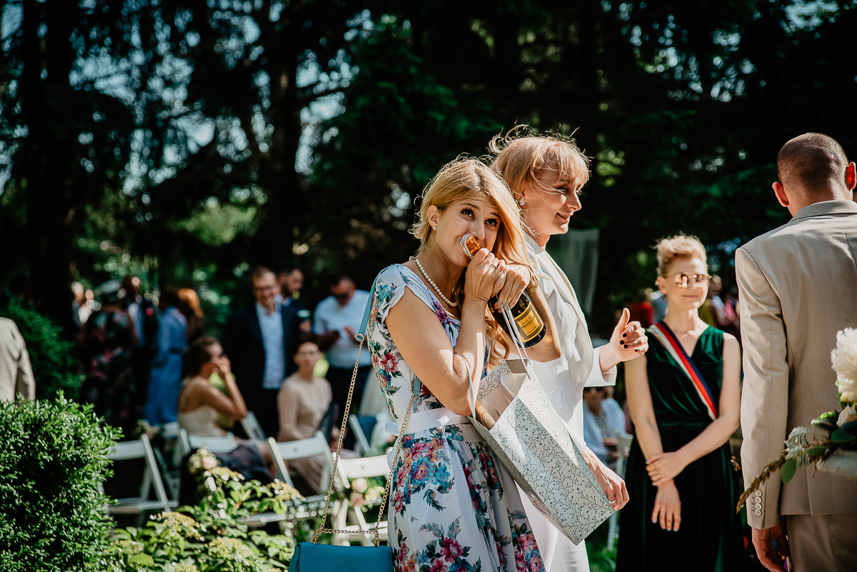 prosecco na ślub w plenerze
