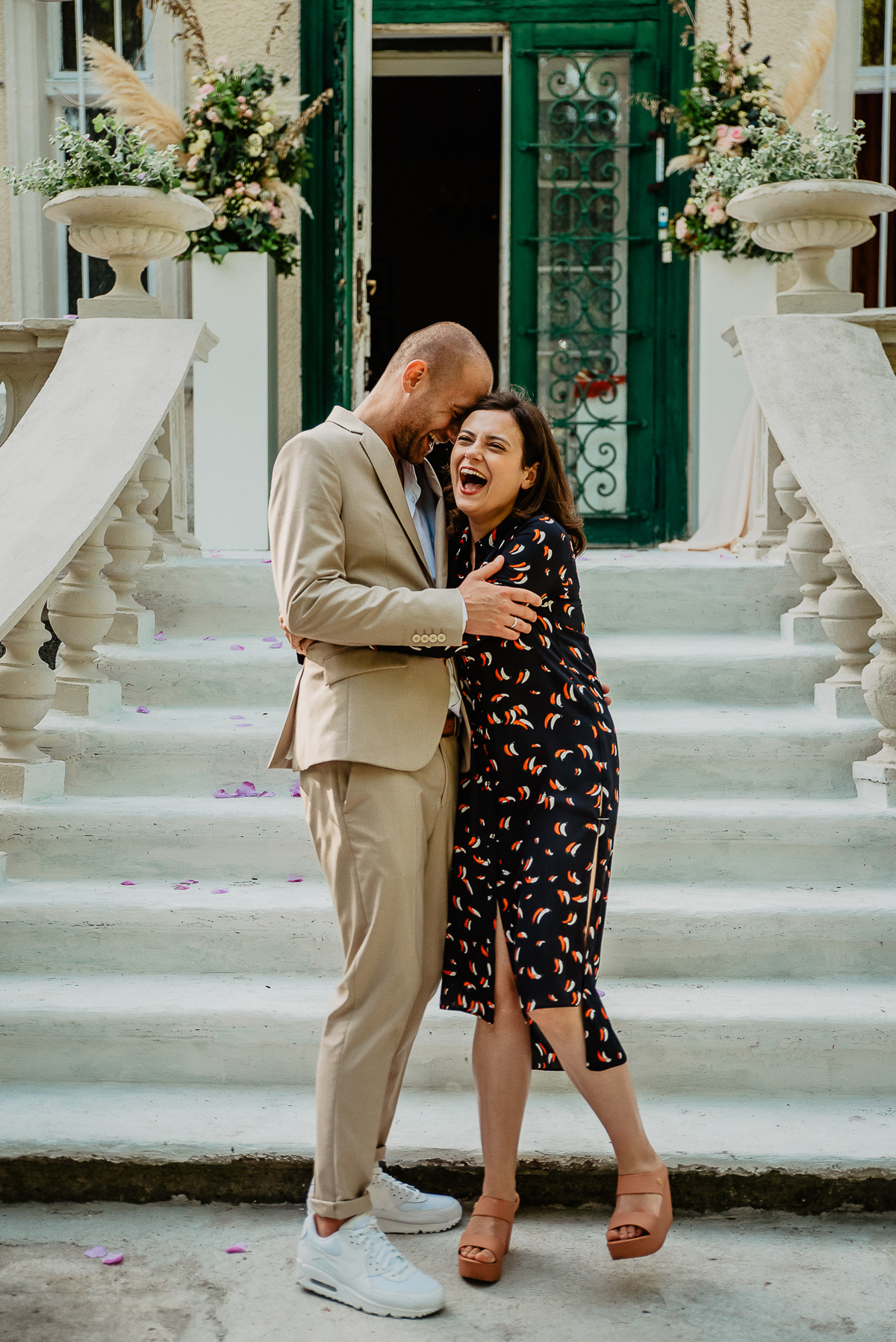 emocje podczas ślubu w plenerze Gdańsk